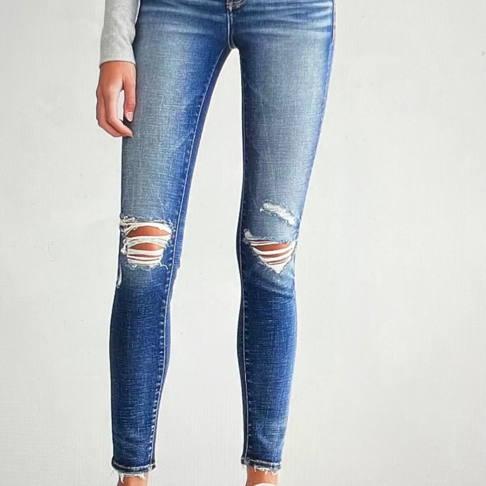 Buckle Black Fit No. 53 Skinny Stretch Deconstructed Jean 26 x 32